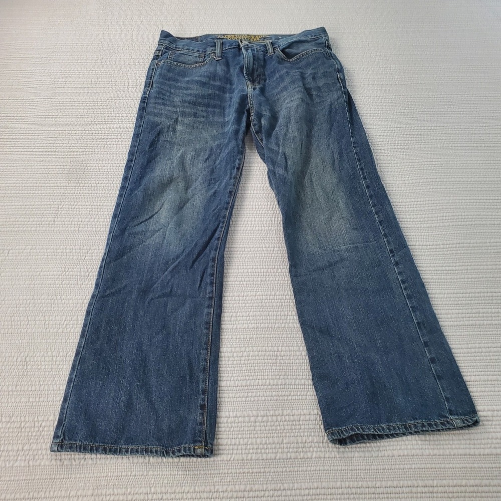 American Eagle Bootcut Jeans Mens 32x30 Blue Medium Wash Denim